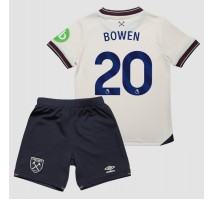 West Ham United Jarrod Bowen #20 Koszulka Wyjazdowa dzieci 2025-26 Krótki Rękaw (+ krótkie spodenki)